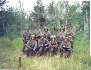My section from Phase 2 Engineer Officer Training - Chilcotin Training Area - August, 1996