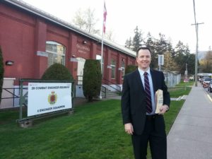 One happy guy! Re-enrollment in North Vancouver, April 2016